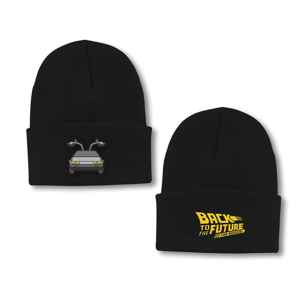 Back to the Future the Musical Black Time Machine Beanie