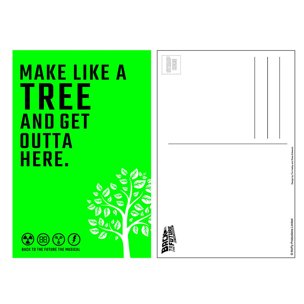 Back to the Future the Musical Postcard Set 1