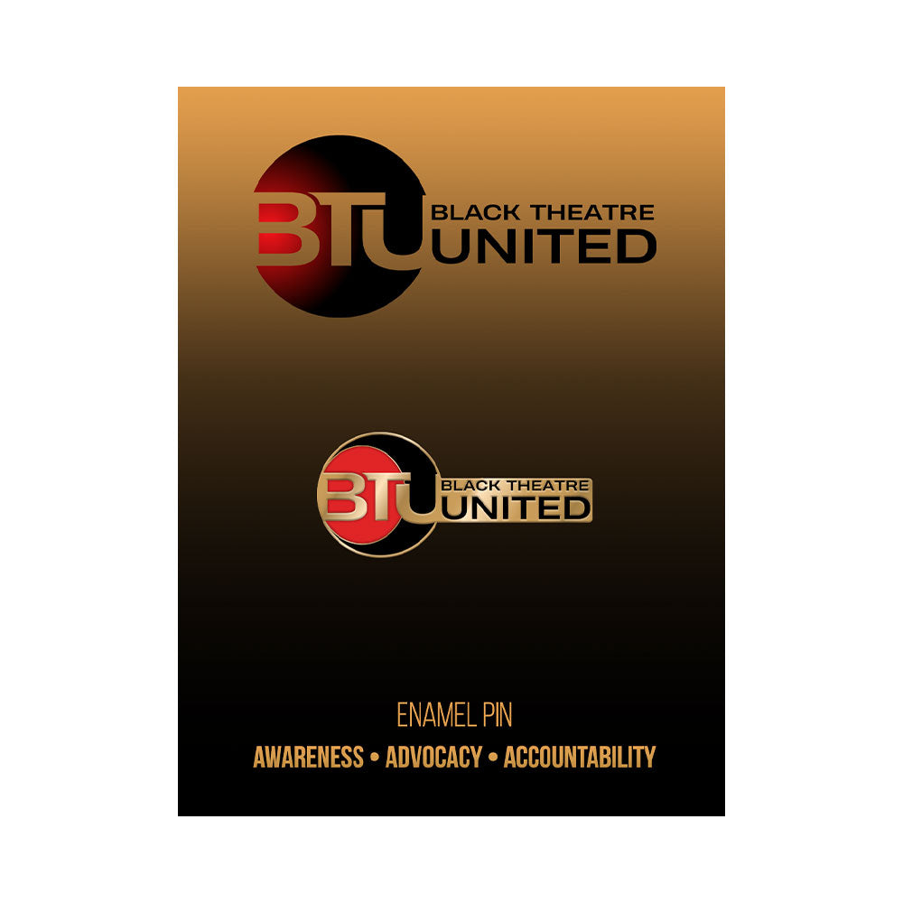 Black Theatre United Logo Pin