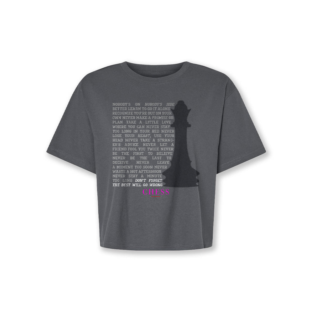 Chess Nobody's Side Lyric Boxy Tee