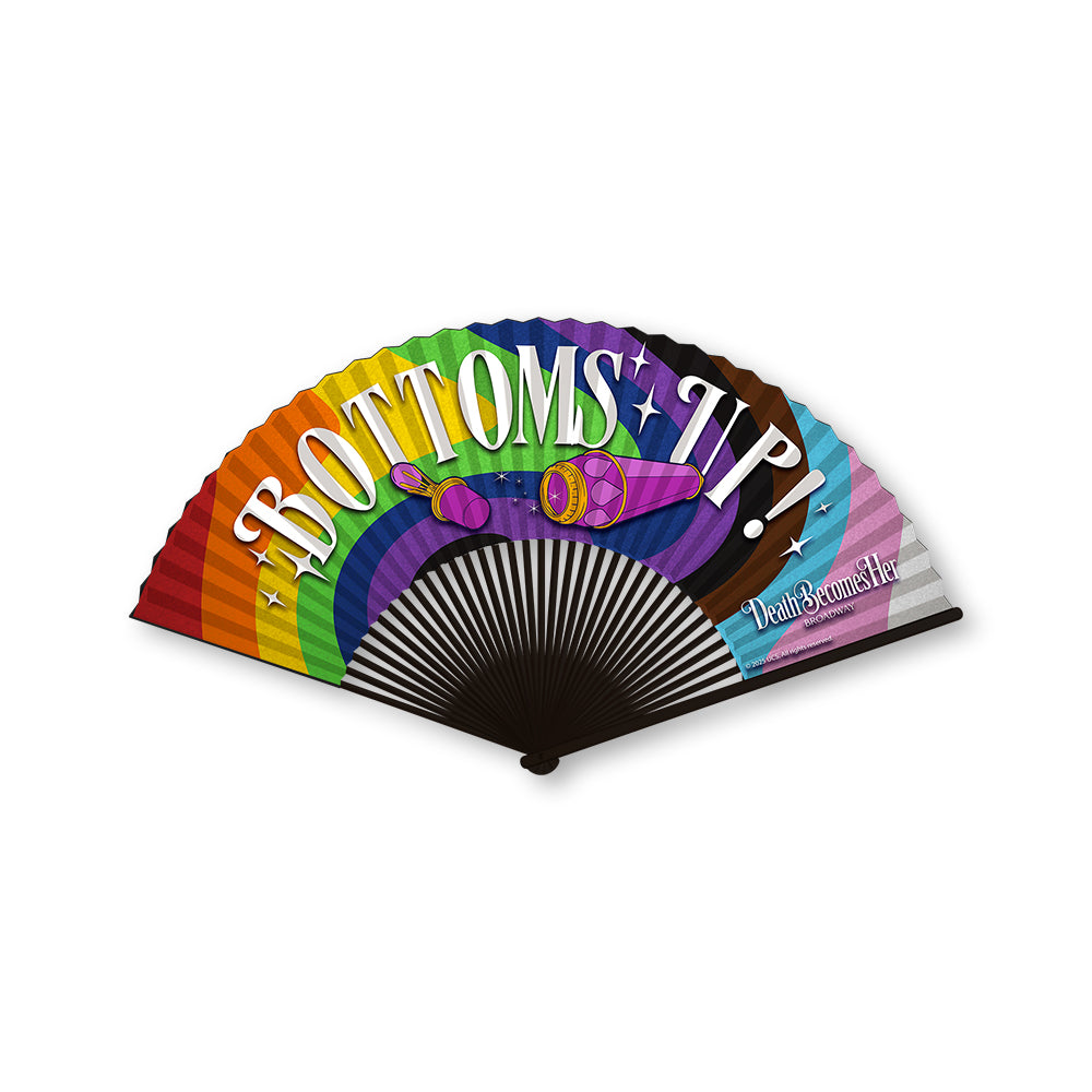 Death Becomes Her Bottoms Up Pride Fan