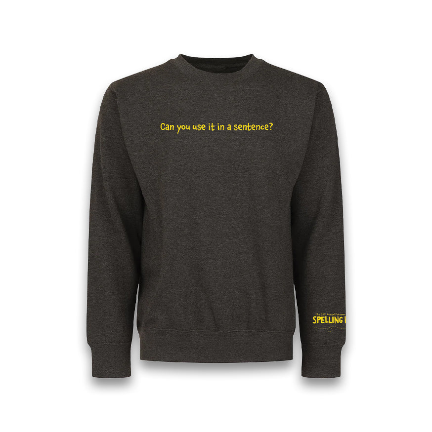 Spelling Bee Unisex Sentence Pullover