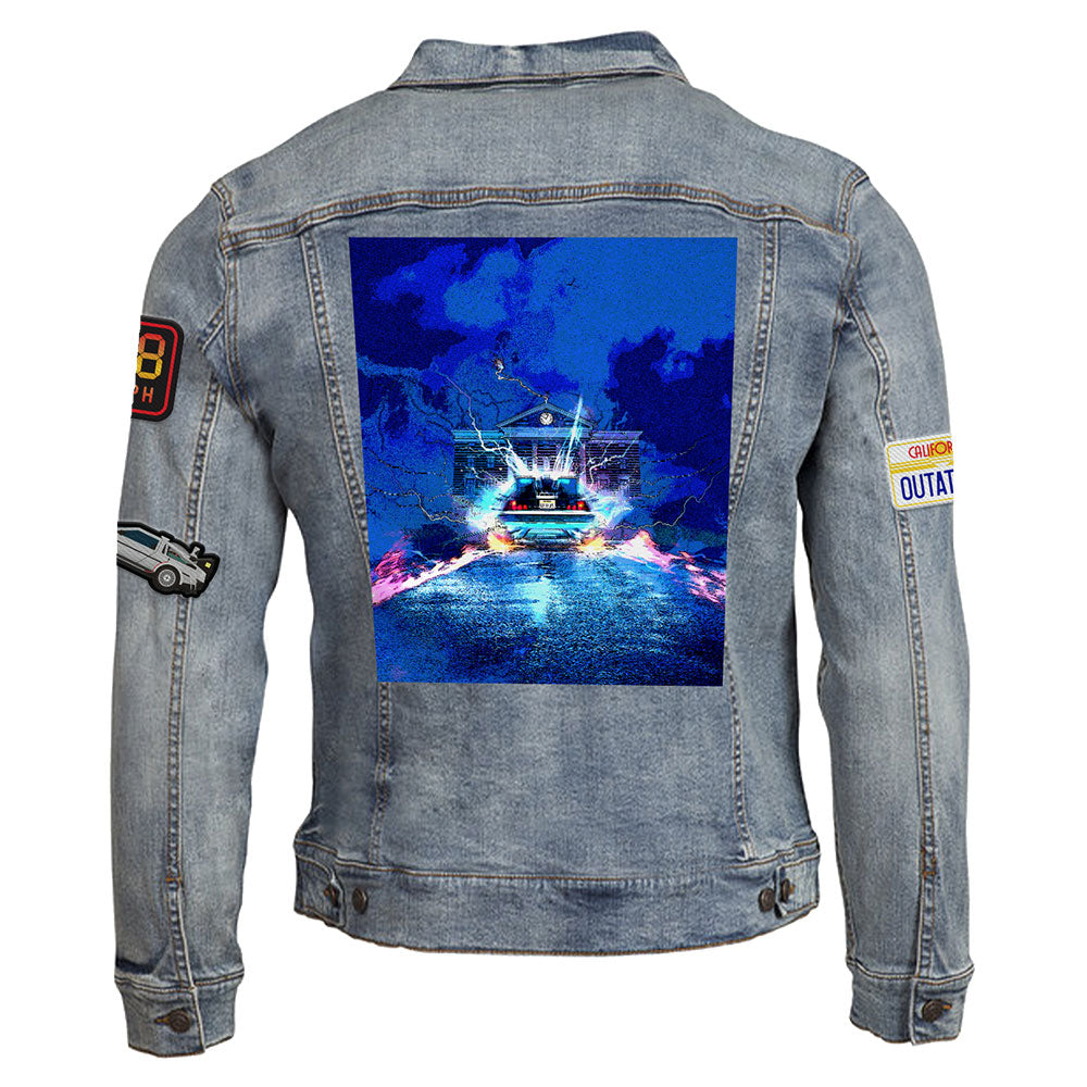 Back to the Future the Musical Patch Denim Jacket – Araca