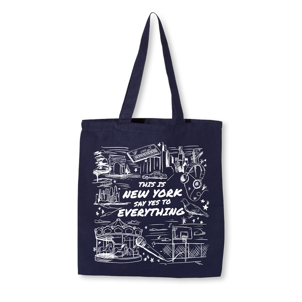 Begin Again: A New Musical NYC Collage Tote