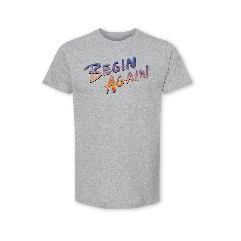 Begin Again: A New Musical Song List Tee