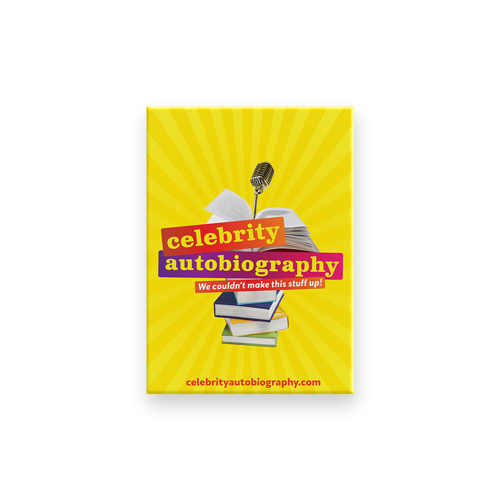 Celebrity Autobiography Logo Magnet