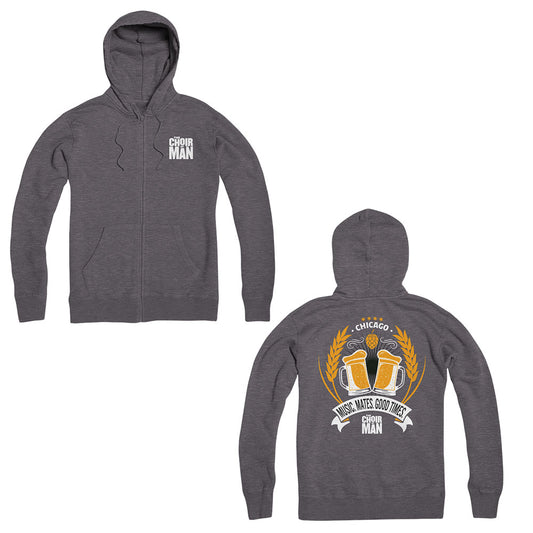 Choir of Man Chicago Zip Hoodie