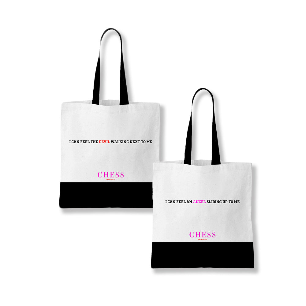 Chess Angel Devil Tote
