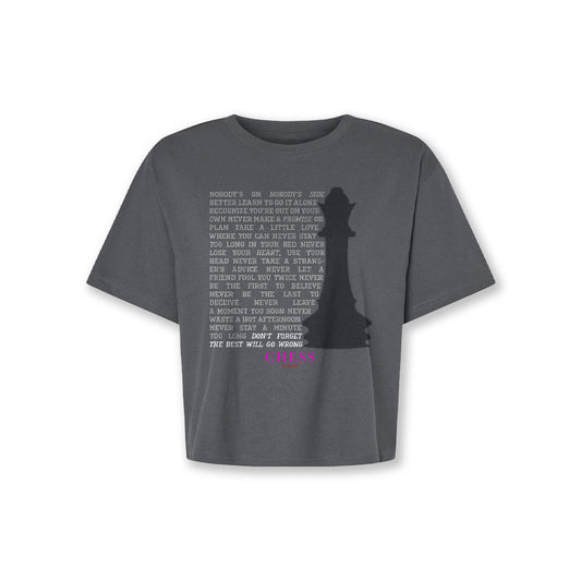 Chess Nobody's Side Lyric Boxy Tee