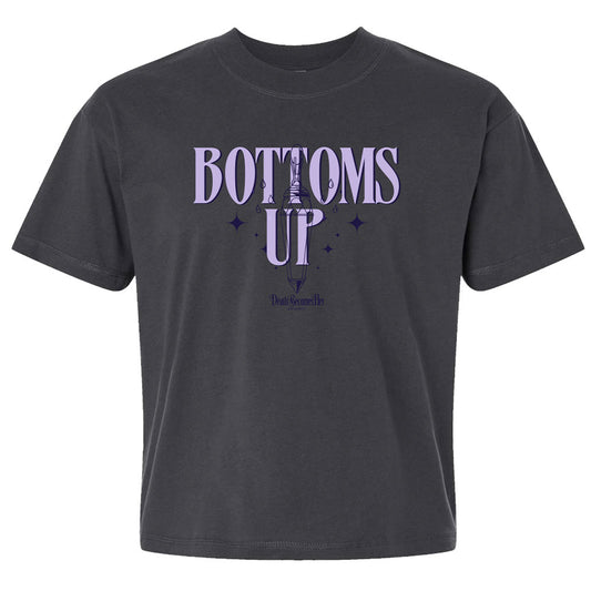 Death Becomes Her Unisex Bottoms Up Crop Tee
