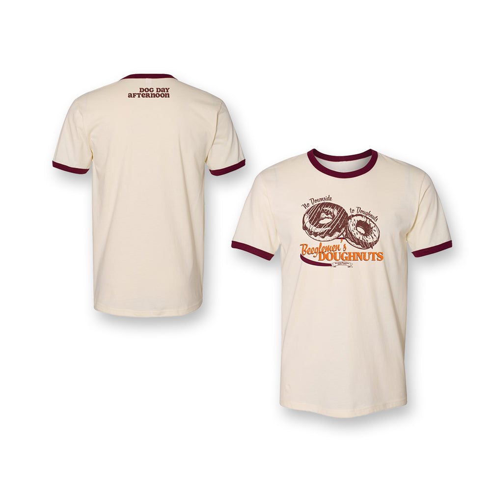 Dog Day Afternoon Beglemen's Doughnuts Ringer Tee