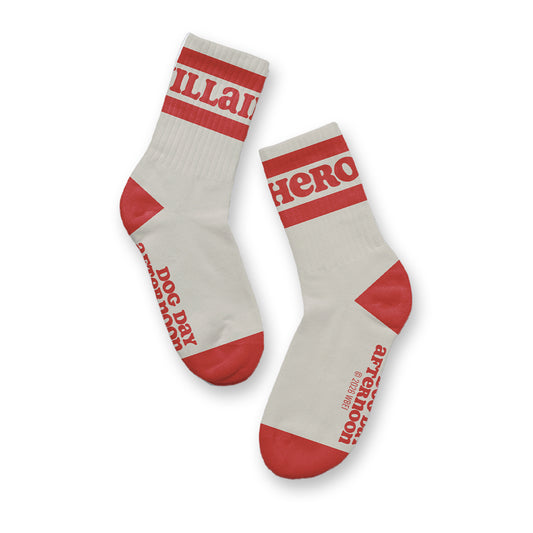 Dog Day Afternoon Hero Villain Socks