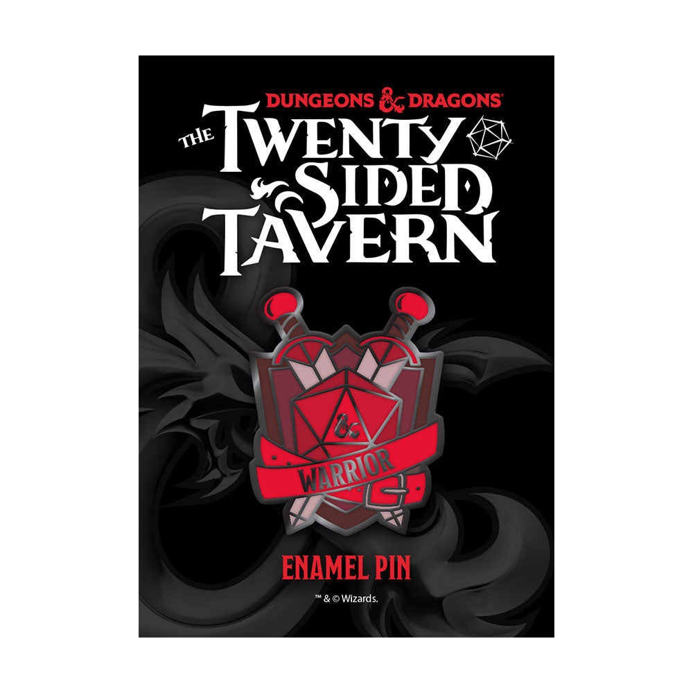 Dungeons & Dragons Twenty Sided Tavern Warrior Enamel Pin