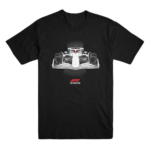 Car Front Black Tee