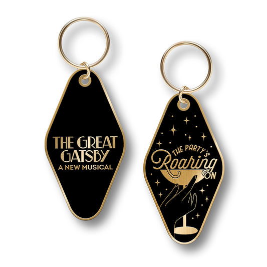 The Great Gatsby Logo Keychain