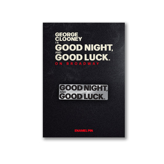 Good Night and Good Luck Logo Pin