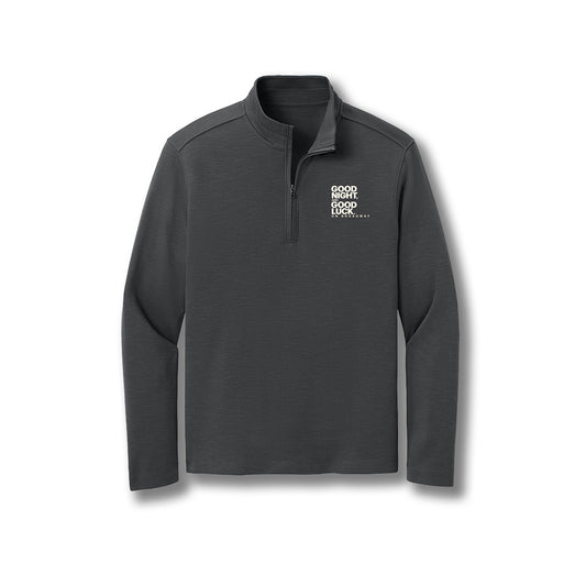 Good Night and Good Luck Unisex 3/4 Zip Pullover