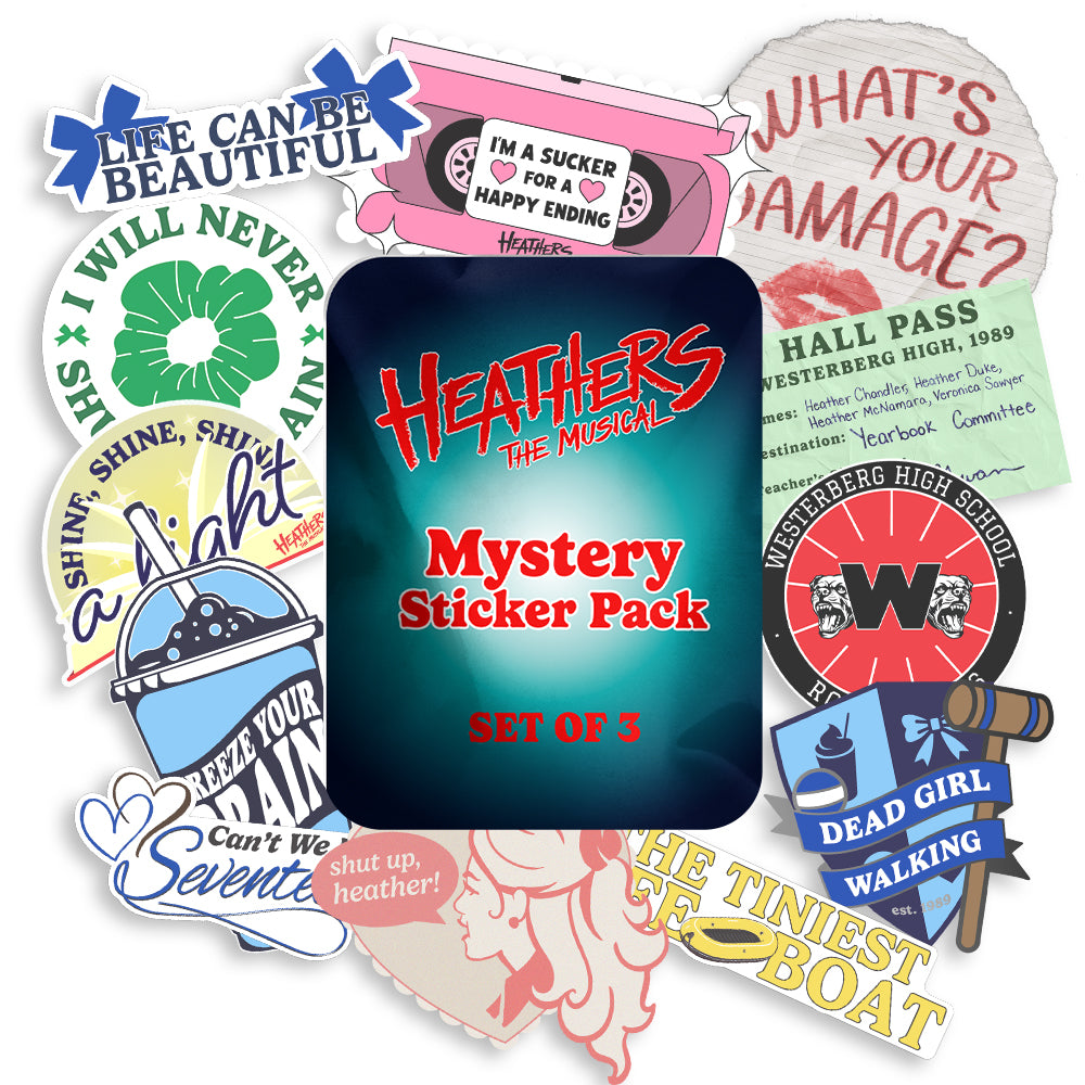 Heathers The Musical Mystery Sticker Pack