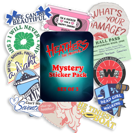 Heathers The Musical Mystery Sticker Pack