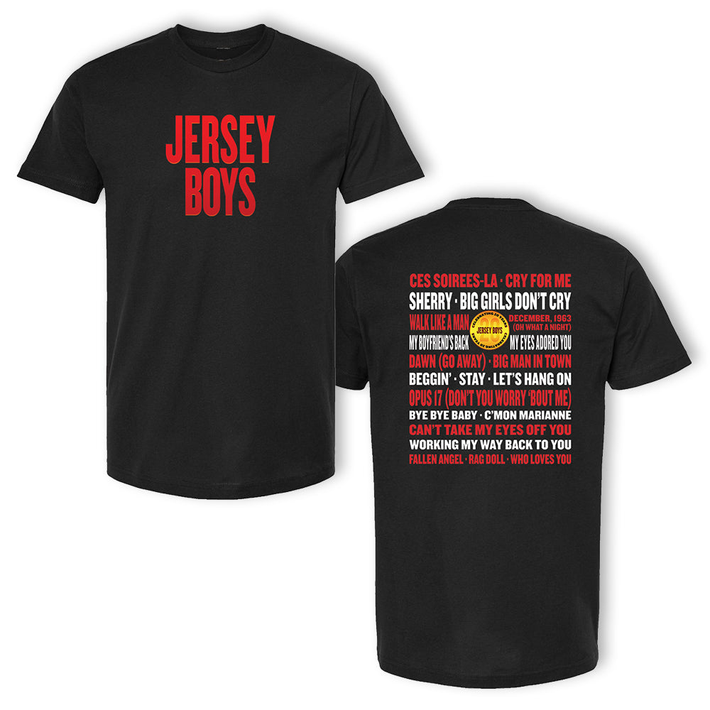 Jersey Boys 20th Anniversary Logo Tee