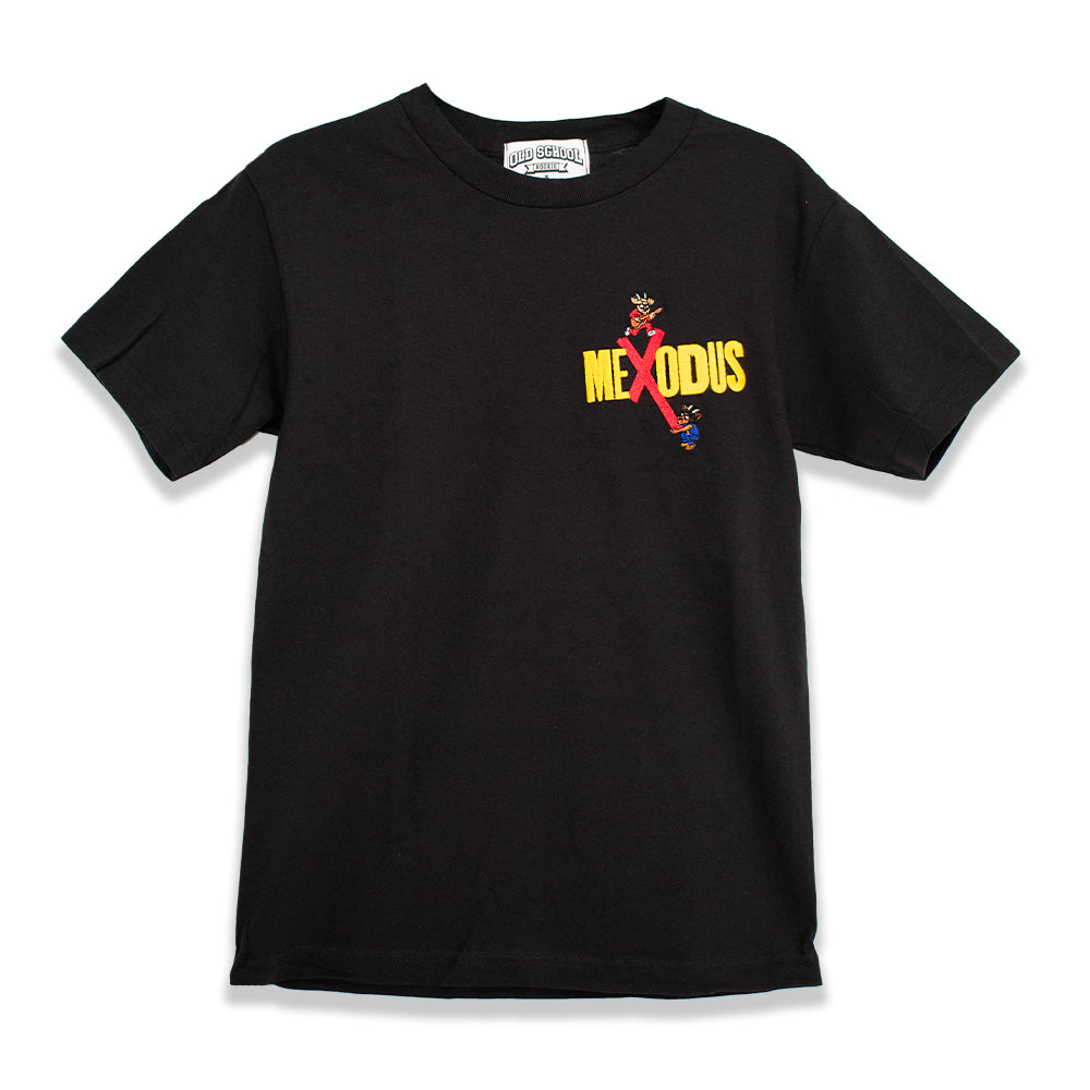 Mexodus Old School Rookie Embroidered Logo Tee