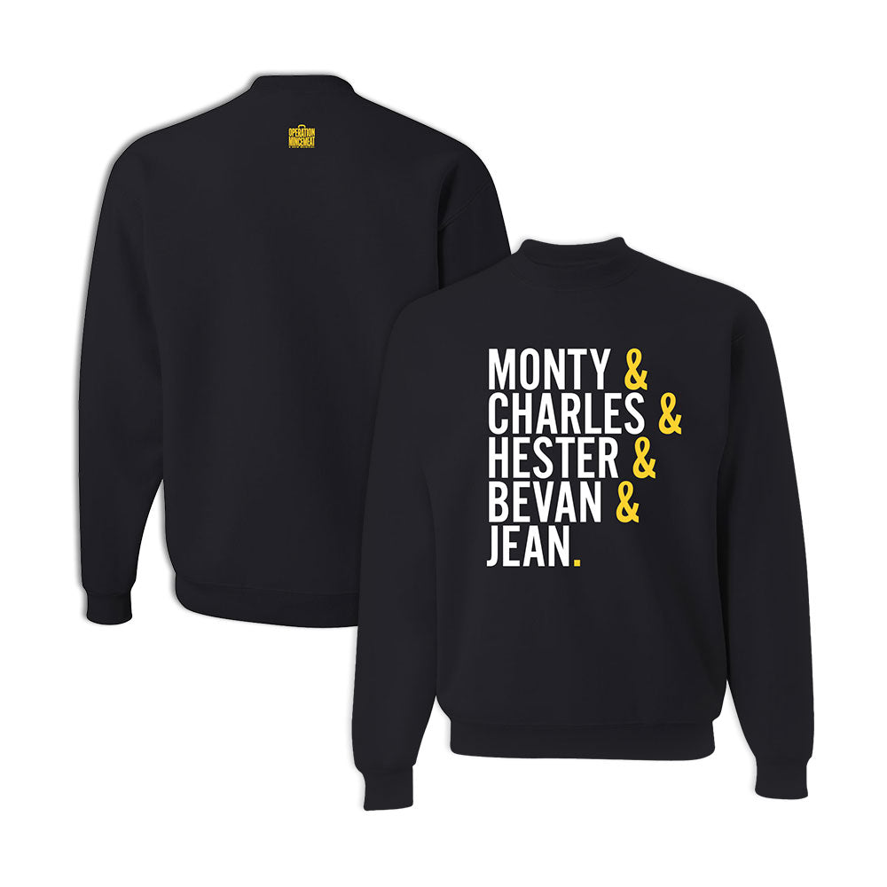 Operation Mincemeat: A New Musical Names Pullover