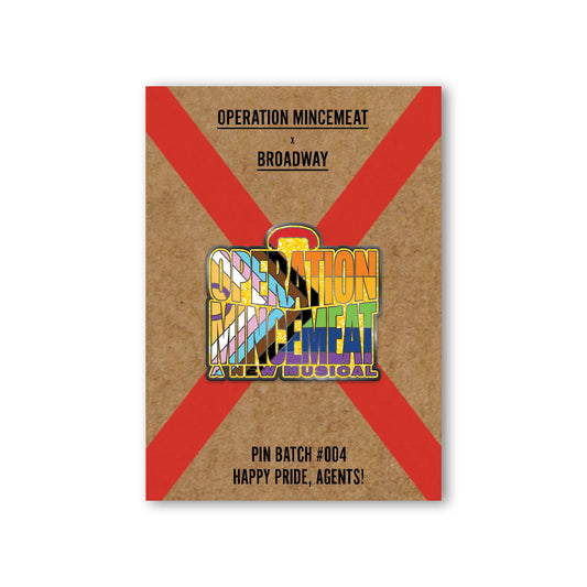 Operation Mincemeat Pride Logo Pin