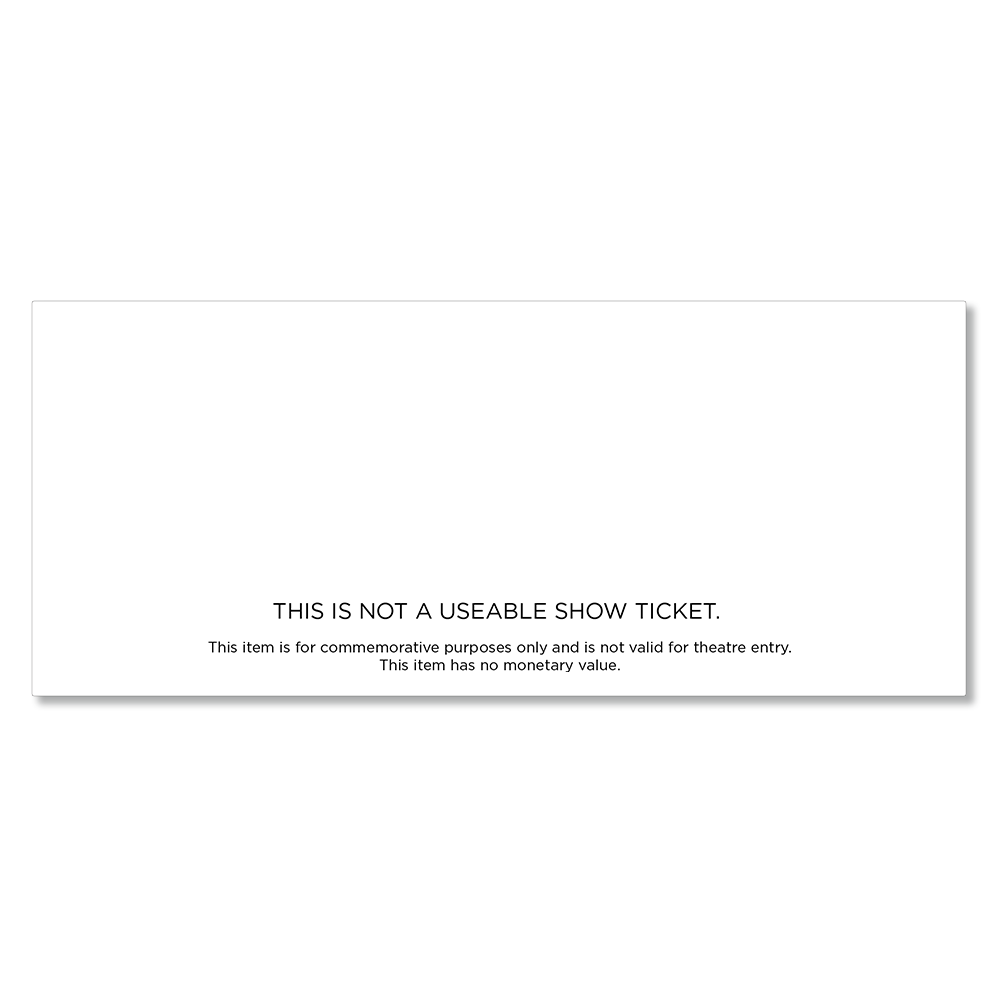 Outsiders Souvenir Ticket