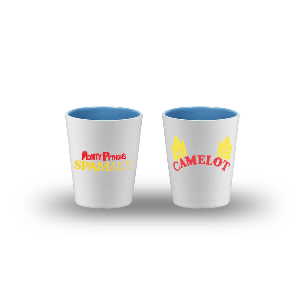 Spamalot Camelot Shot Glass